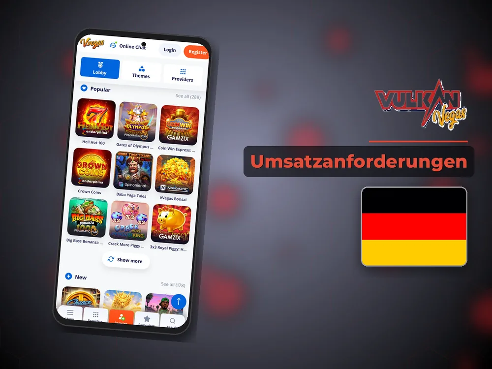 Vulkan vegas - Umsatzanforderungen