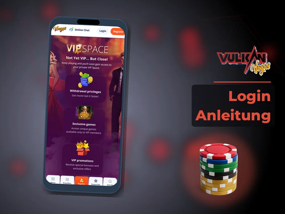 Vulkan vegas - Login Anleitung