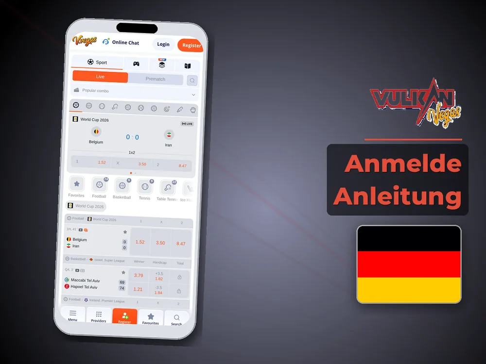 Vulkan vegas - Anmelde Anleitung