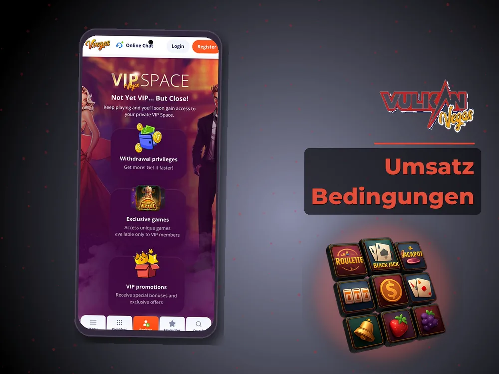 Vulkan vegas - Umsatz Bedingungen