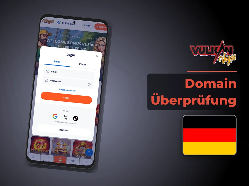 Vulkan vegas - Domain Überprüfung