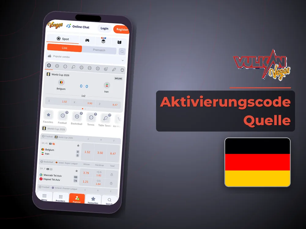 Vulkan vegas - Aktivierungscode Quelle