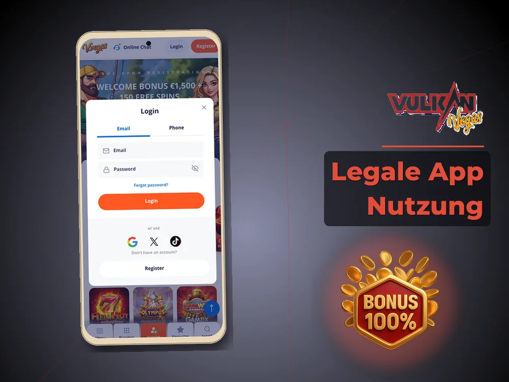 Vulkan vegas - Legale App Nutzung
