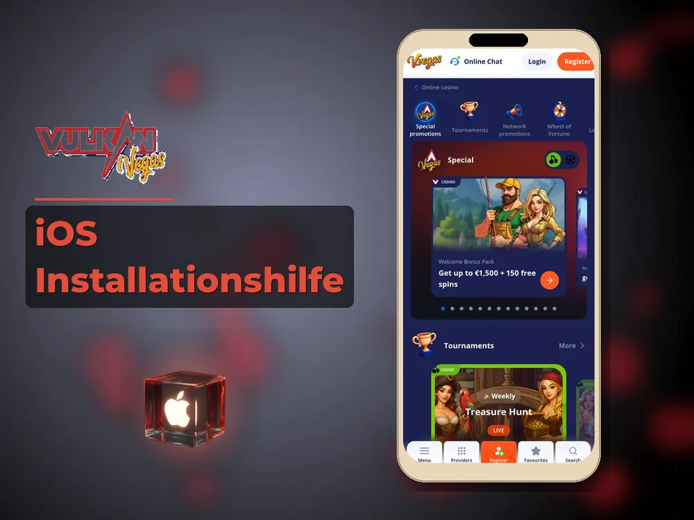 Vulkan vegas - iOS Installationshilfe