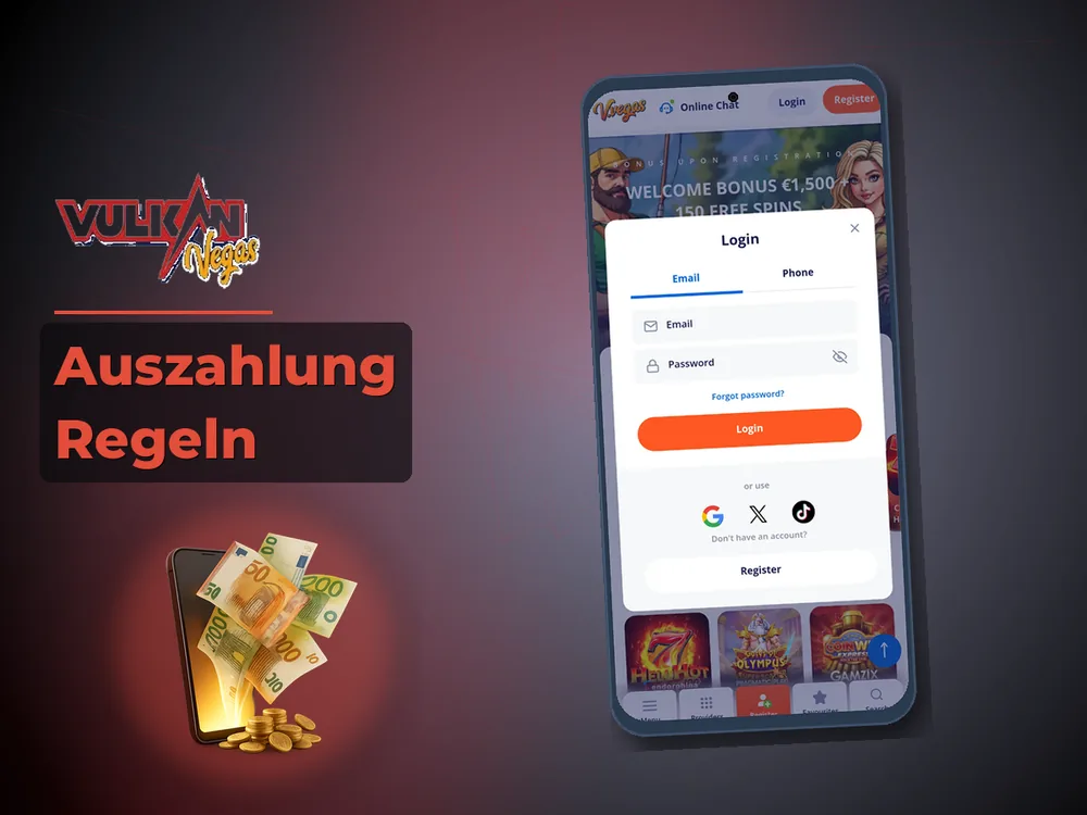 Vulkan vegas - Auszahlung Regeln