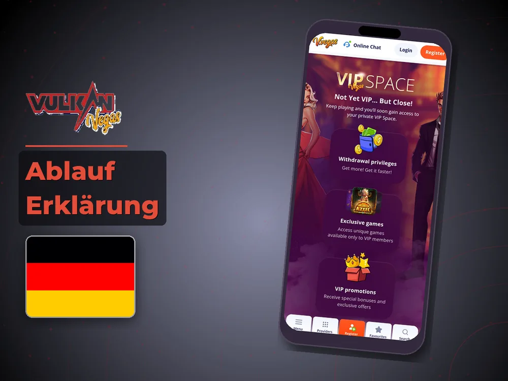Vulkan vegas - Ablauf Erklärung