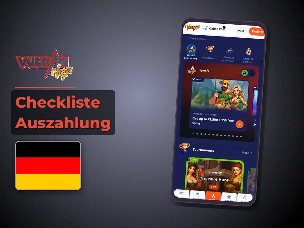 Vulkan vegas - Checkliste Auszahlung