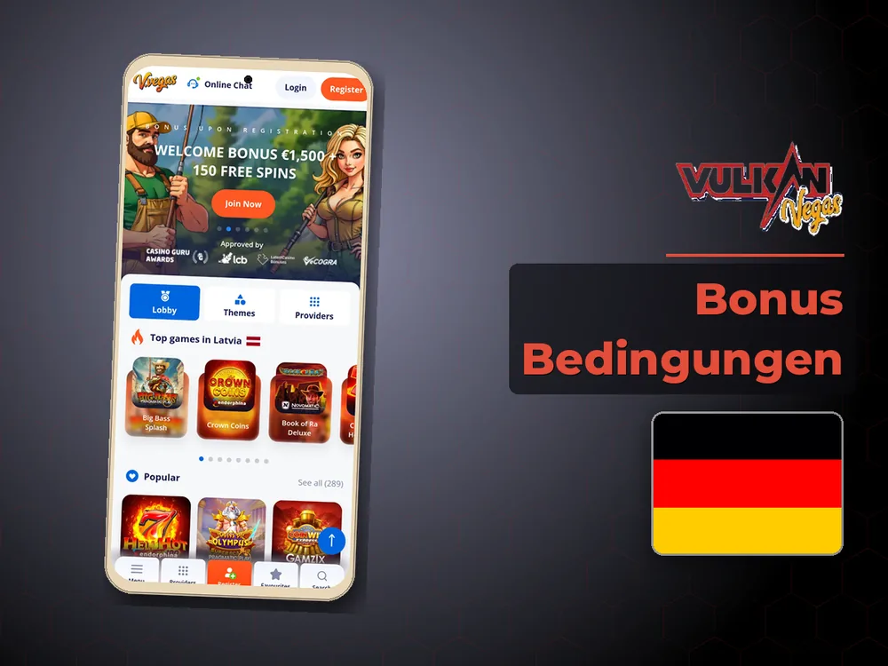 Vulkan vegas - Bonus Bedingungen