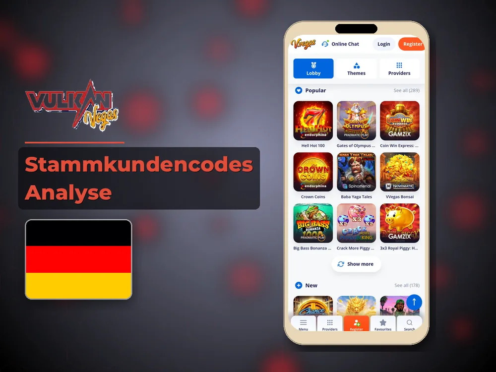 Vulkan vegas - Stammkundencodes Analyse