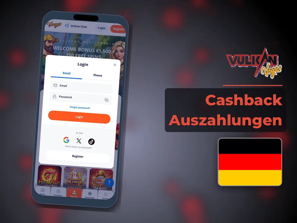 Vulkan vegas - Cashback Auszahlungen