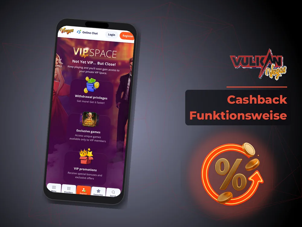 Vulkan vegas - Cashback Funktionsweise