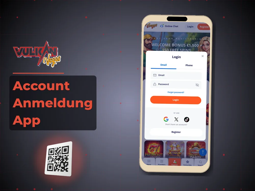 Vulkan vegas - Account Anmeldung App