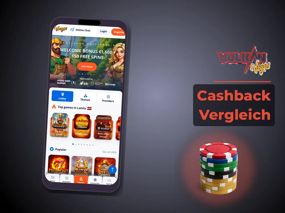 Vulkan vegas - Cashback Vergleich