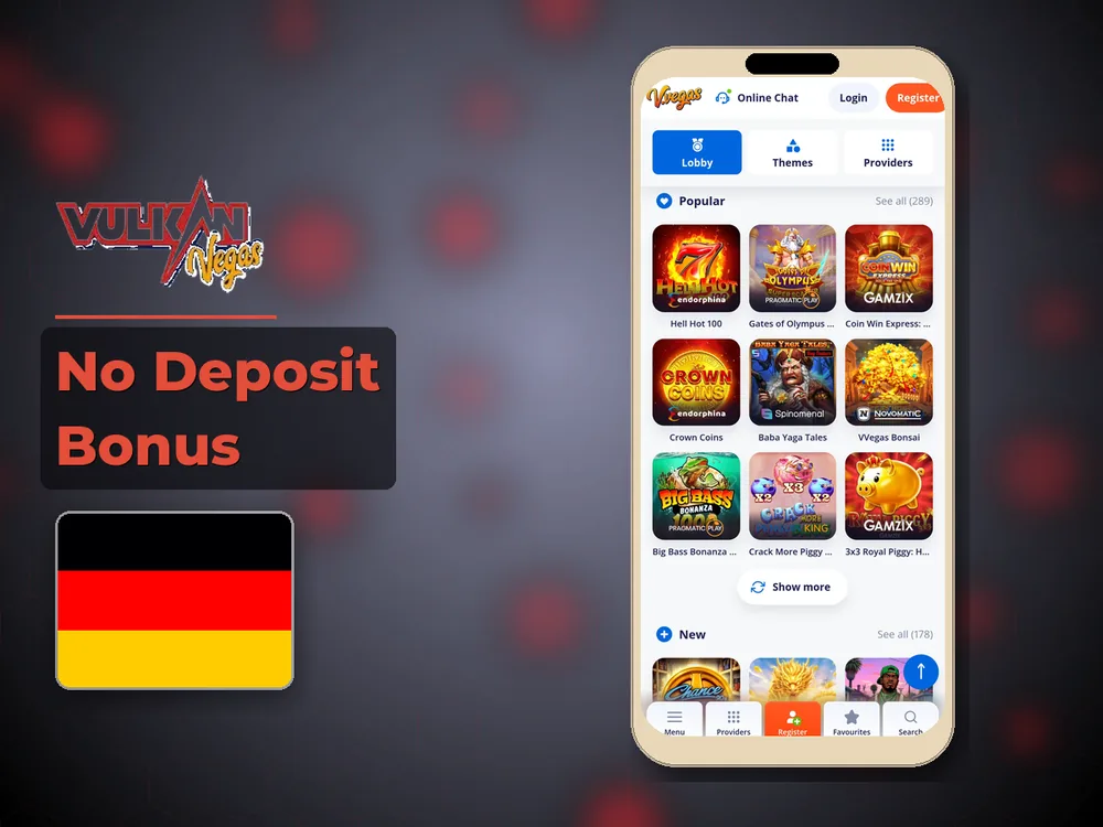 Vulkan vegas - No Deposit Bonus