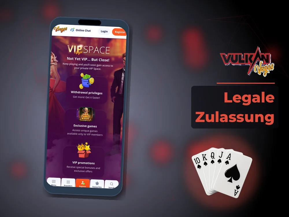 Vulkan vegas - Legale Zulassung