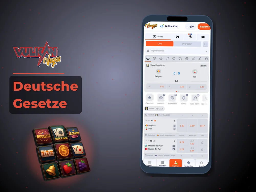 Vulkan vegas - Deutsche Gesetze
