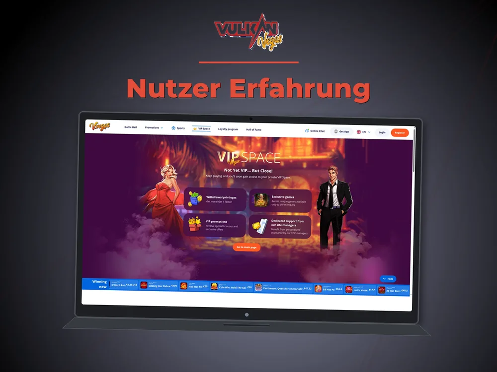 Vulkan vegas - Nutzer Erfahrung