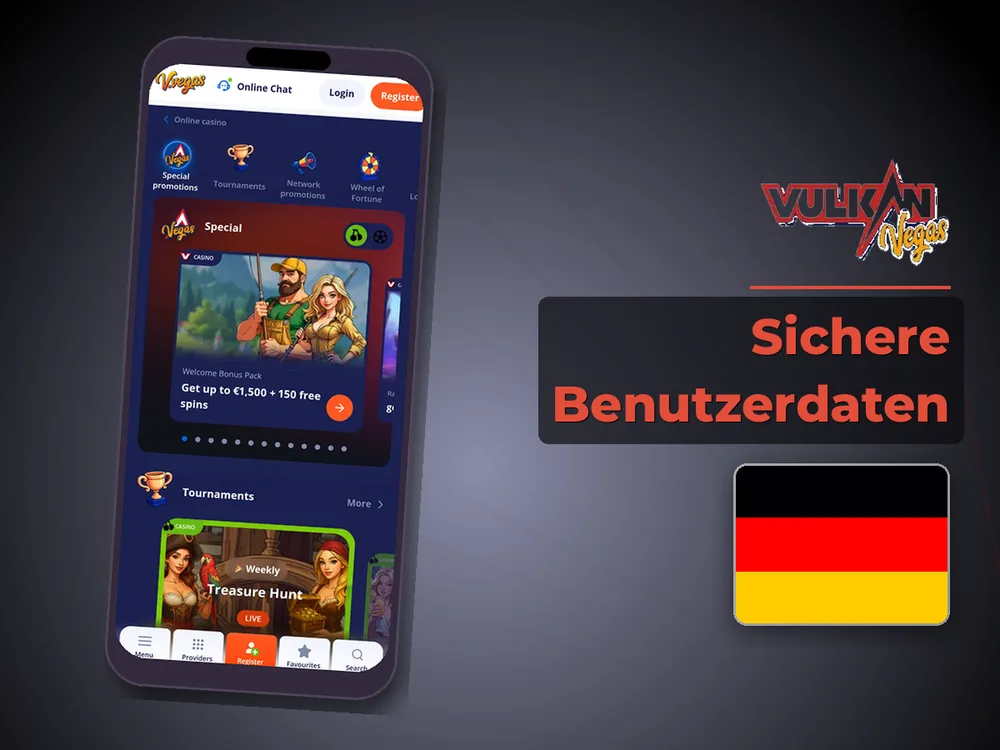 Vulkan vegas - Sichere Benutzerdaten