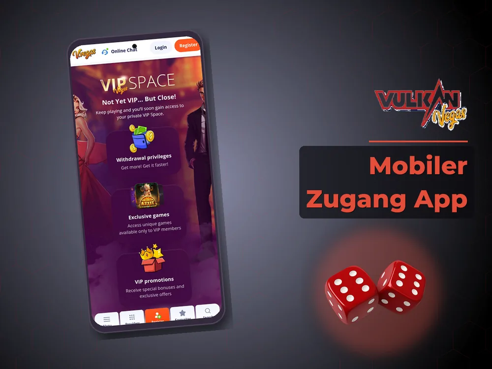 Vulkan vegas - Mobiler Zugang App
