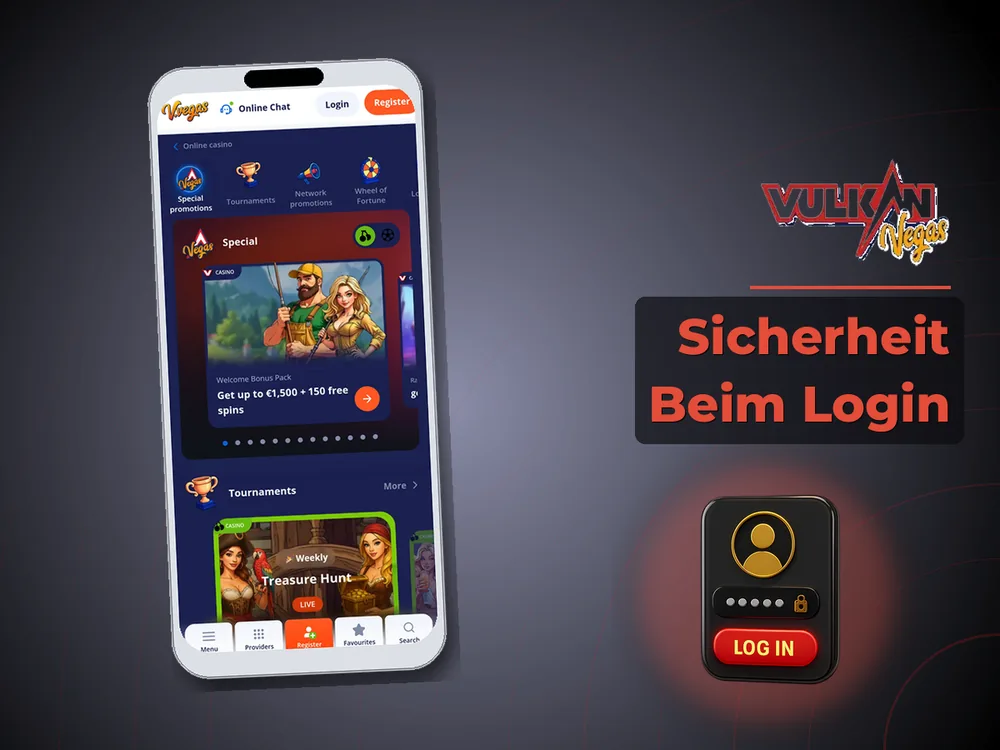 Vulkan vegas - Sicherheit Beim Login