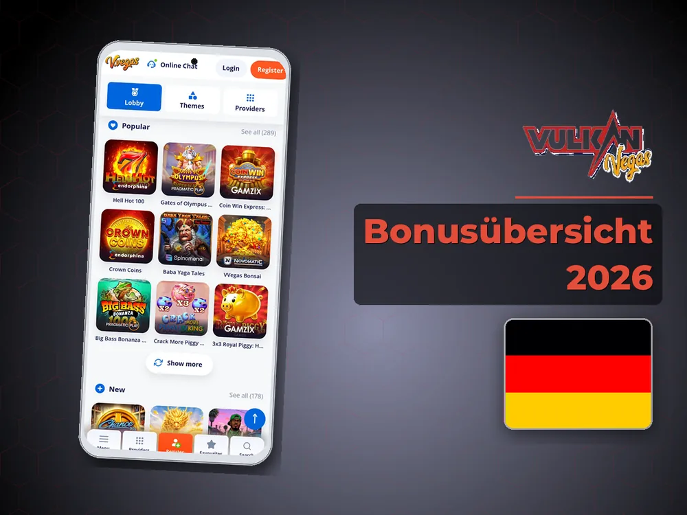 Vulkan vegas - Bonusübersicht 2026
