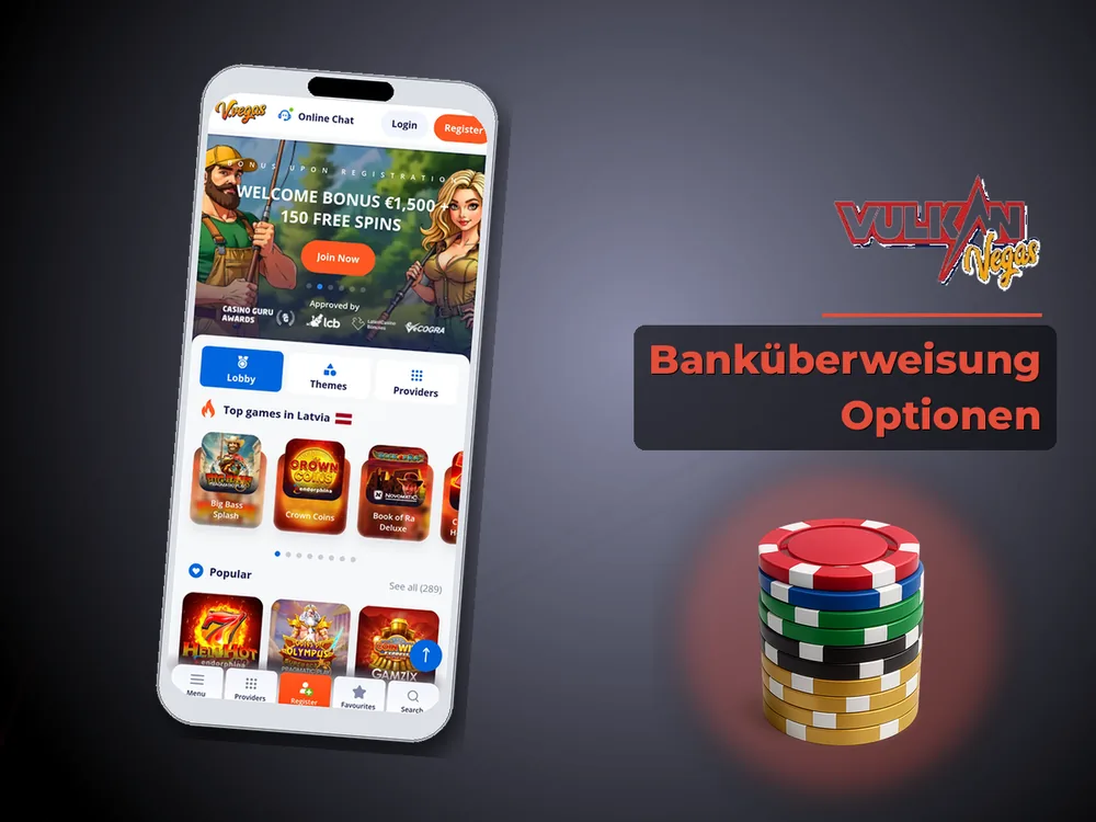 Vulkan vegas - BankĂĽberweisung Optionen