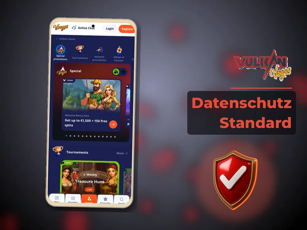 Vulkan vegas - Datenschutz Standard
