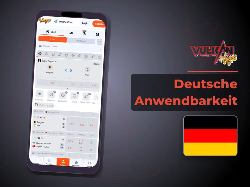 Vulkan vegas - Deutsche Anwendbarkeit