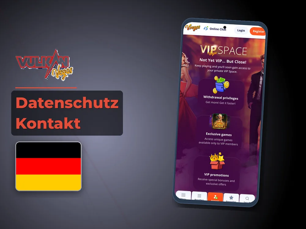 Vulkan vegas - Datenschutz Kontakt