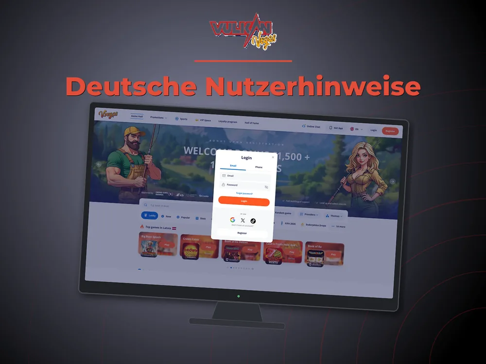 Vulkan vegas - Deutsche Nutzerhinweise