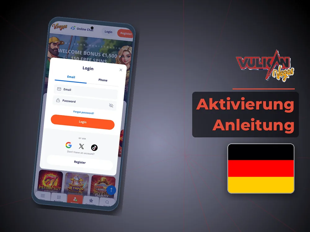 Vulkan vegas - Aktivierung Anleitung
