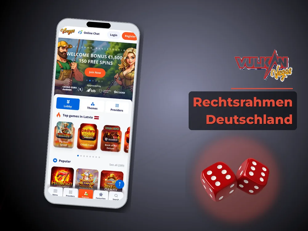 Vulkan vegas - Rechtsrahmen Deutschland