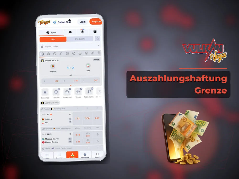 Vulkan vegas - Auszahlungshaftung Grenze