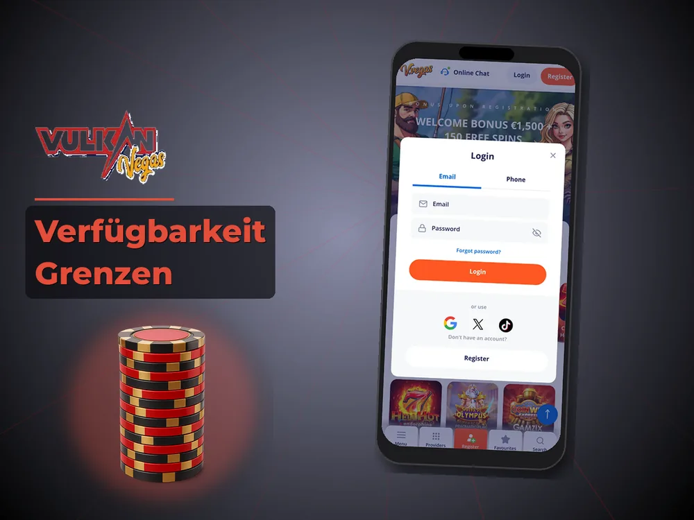 Vulkan vegas - Verfügbarkeit Grenzen