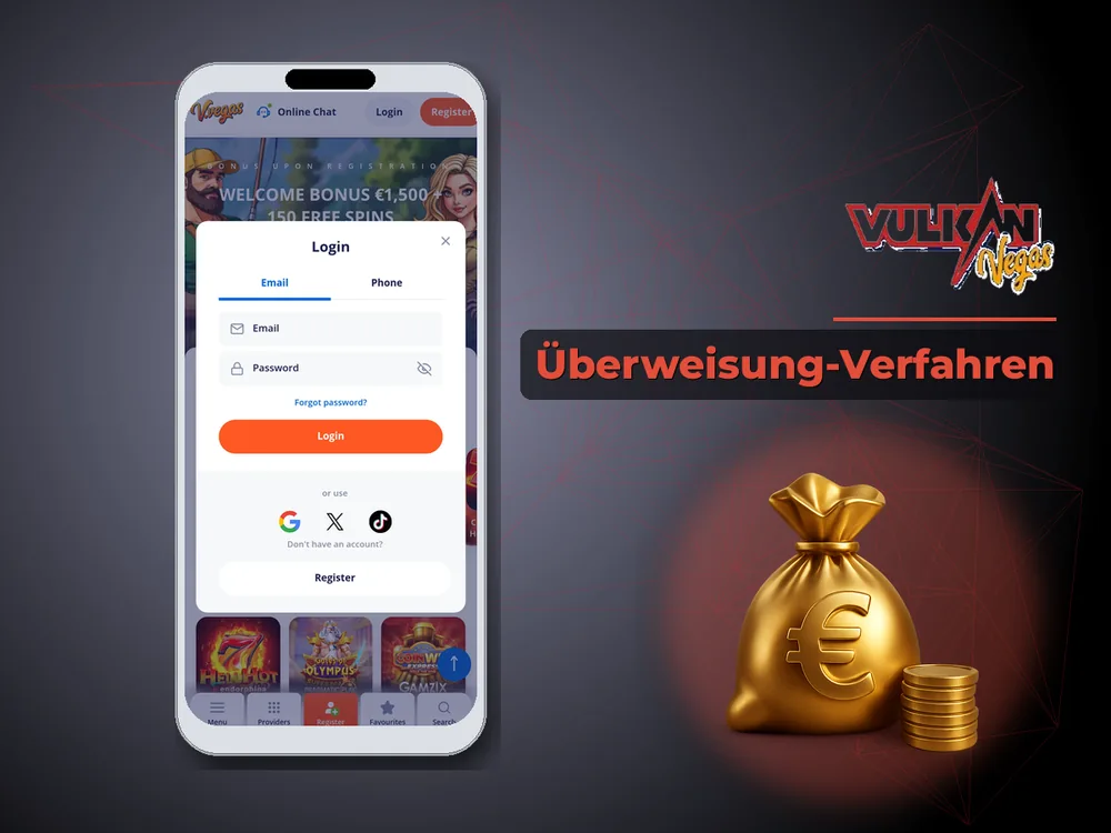 Vulkan vegas - Überweisung-Verfahren