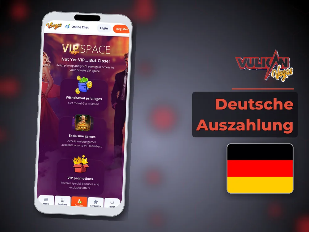 Vulkan vegas - Deutsche Auszahlung