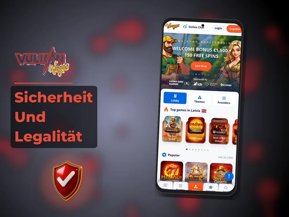 Vulkan vegas - Sicherheit Und Legalität