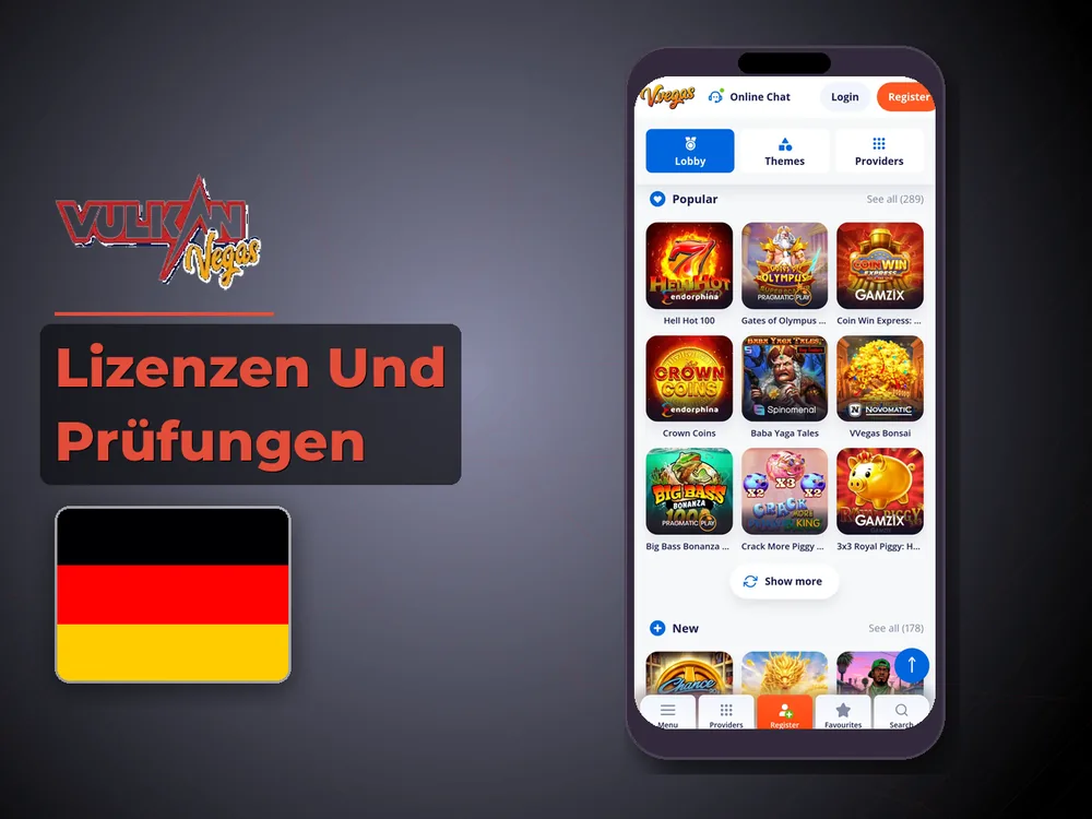 Vulkan vegas - Lizenzen Und Prüfungen