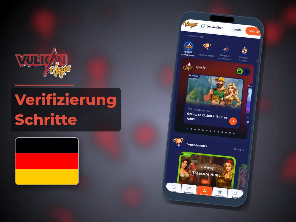 Vulkan vegas - Verifizierung Schritte