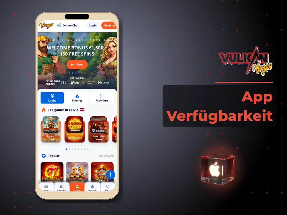 Vulkan vegas - App Verfügbarkeit